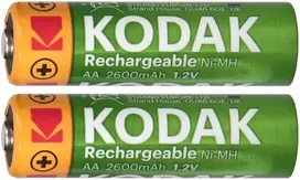 Akumulatorki Kodak Ni-MH AA baterijos 2600mAh, 2 vnt.