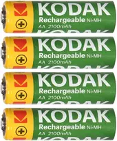 Akumulatorki Kodak Ni-MH AA 2100mAh įkraunamos baterijos, 4 vnt.