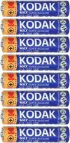 Baterie Kodak MAX šarminės AAA LR03 baterijos, 4+4 vnt.
