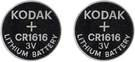Baterie „Kodak Max“ ličio CR1616 baterijos, 2 vnt.