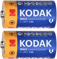 Baterie Kodak MAX šarminės KC-2 LR14 baterijos, 2 vnt.