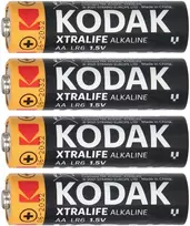 Baterie „Kodak XTRALIFE“ šarminės AA LR6 baterijos, 4 vnt.