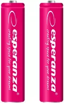 EZA101R Esperanza įkraunamos Ni-MH AAA 1000mAh baterijos, 2 vnt., raudonos