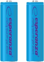 EZA103B Esperanza įkraunamos Ni-MH AA 2000 mAh baterijos, 2 vnt., mėlynos