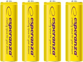 EZA104Y Esperanza įkraunamos ni-mh aa 2000mah baterijos 4 vnt geltonos
