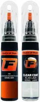 Firanto KAWASAKI MOTORCYCLES KAW/201 - Oranžinis Dažų korektorius įbrėžimų taisymui + Lakas 15 ml