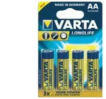 4x R-06 LR06 AA 1.5V Varta Energy šarminės baterijos
