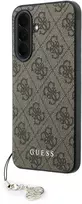 Guess 4G Charm dėklas skirtas Samsung Galaxy A37 rudos spalvos