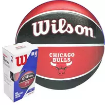 KREPŠINIO KAMUOLYS WILSON NBA CHICAGO BULLS DĖŽUTĖ POMPA 228517