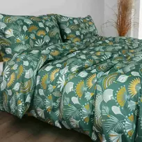 Saules Patalyne Satino patalynės komplektas MĖTINIS ŽAIDIMAS, 3 dalių, 200x220 cm