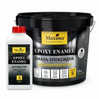 MAXIMA Dviejų komponentų epoksidinė emalė EPOXY ENAMEL, pilka
