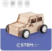 Extra Digital Medinis konstruktorius "Inercinis automobilis", mokomasis modelis