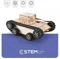 Extra Digital Medinis konstruktorius "Elektrinis tankas", mokomasis modelis
