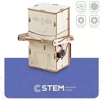 Extra Digital Medinis konstruktorius "Robotas taupyklė", mokomasis modelis