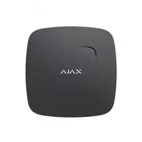 Bevielis dūmų ir temperatūros jutiklis Ajax FireProtect 38104.10.BL1 (juodas, integruota sirena)