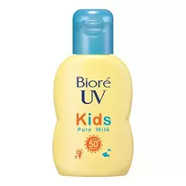 Biore UV Kids Pure Milk SPF50+ PA+++ – apsauginis losjonas nuo sulės vaikams ir jautriai odai