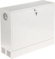 Spinta vaizdo stebėjimo kamerų įrašymo įrenginiui, vertikalioji, 19 colių RACK, 3U, 180 mm, balta, „Stalflex“