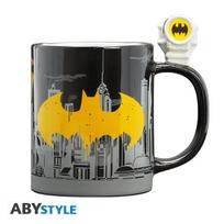 Dc Comics puodelis 3d rankena - Bat-signal ir Batman