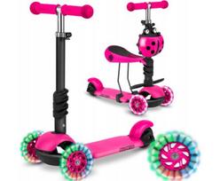 Vaikiškas paspirtukas Ricokids Buggy, rožinis