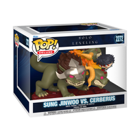 FUNKO POP! Deluxe Vinilinė figūrėlė: Solo Levelling - Sung Jinwoo vs. Cerberus