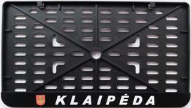 Valstybinio numerio rėmelis lengvosioms ir sunkiasvorėms transporto priemonėms, priekaboms Klaipėda Virbantė 300 x 150 mm, 1 vnt.