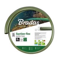 Žarna Bradas Suction-Flex su plienine spirale, 25 mm, 6 m, žalia