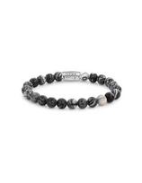 Rebel&Rose Karoliukų apyrankė Black Wolf RR-80032-S