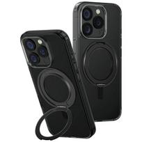 Uniq Swivix 360° pasukamas dėklas su stovu iPhone 16 Pro – juodas
