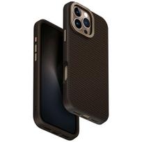 Uniq Keva Max magnetinis įkrovimo dėklas-su stovu iPhone 16 Pro Max, rudas