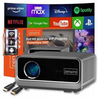 Zenwire Rzutnik Android Google TV FULL HD 4K 39000lm WiFi Przenośny SMART  G60 | G60  | 5904507522063