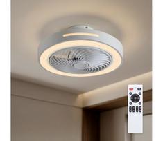 Brilagi - reguliuojamas LED šviestuvas su ventiliatoriumi LED/38W/230V Ø46 cm baltas + nuotolinio valdymo pultas