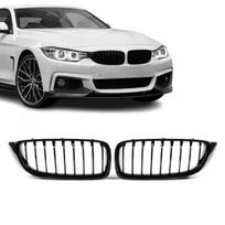Priekinės Grotelės, komplektas skirtas BMW F32 / F33 / F36 / F80 / F82, juodos blizgios