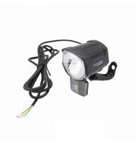 LED žibintas paspirtukui ar dviračiui su signalu 12-60V