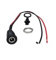 Įkrovimo jungtis DC 5521 5.5mm 2.1mm su laidu ir dangteliu