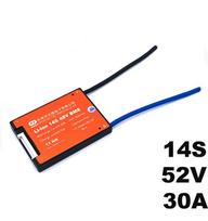Baterijos kontroleris BMS 14S 52V 30A su balansavimo funkcija