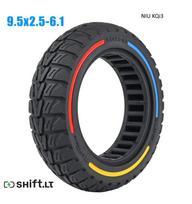 Padanga pilnavidurė nepraduriama NIU paspirtukams 9.5x2.5