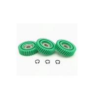 Dantračiai Krumpliaračiai įstriža pavara, 35 dantų spiralinė pavara su 608z guoliais, 47,1x13 mm