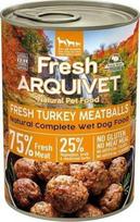 ARQUIVET Fresh Turkey Meatballs – wet dog food – 400g