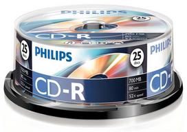 PHILIPS CD-R 700MB x52 Cake Box 25