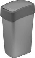 Curver Pacific Flip recycling garbage can, 50L, grey (CU)