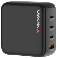 Verbatim Loader Mini GaN Charger 140W 4-Port with Display