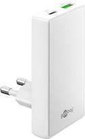Goobay 75720 mobile device charger, universal, white, AC, fast charging, for indoor use