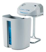 Kobra +1 SS4 paper shredder – strip cutting, 55 dB, 23 cm, transparent, white