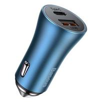Baseus CCJD-03 mobile device charger, universal, blue, cigar lighter, fast charging, auto