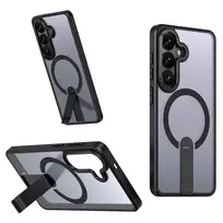 Hurtel Hybrid Armor X phone case with stand for Samsung Galaxy A36 5G (A366) | A37 (A376), black