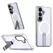 Hurtel Hybrid Armor X phone case with stand for Samsung Galaxy A36 5G (A366) | A37 (A376), transparent