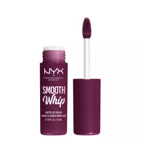 NYX Smooth Whip, Lip Cream, Cream Lipstick, Berry Bed Sheets, 4 ml