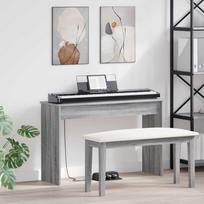 Klaviatūros stovas Pilkas Sonoma 100 x 32 x 64 cm