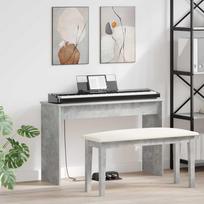Klaviatūros stovas Betono pilka 100 x 32 x 64 cm
