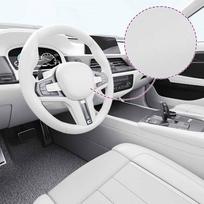 Automobilio plėvelės 2vnt matinės baltos 100x150cm+50x150cm